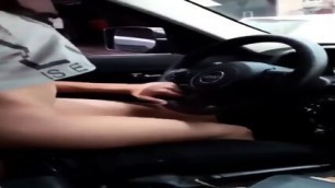 Crazy Teen Sex While Driving In Car