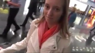 German Girl Picked up at the Mall