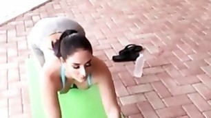 Son Gets Caught Watching Mom Stretch For Yoga Class Then Fucks Her - The Butt