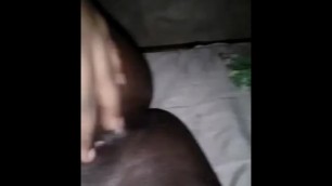 African Babe Plays with her Pussy