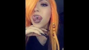 Beautiful Girl Showing her Split Tongue. you Gotta see This.