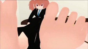 Karuta Roromiya Crushes Tiny Men + Feet Worship and Toe Sucking