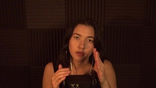 Muna ASMR - Mouth Popping and Lotioned Ear Massage - SFW ASMR Porn