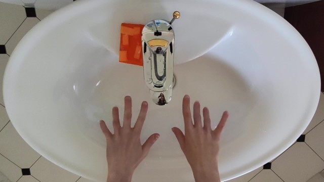 Wash your Hands with me POV ASMR #scrubhub