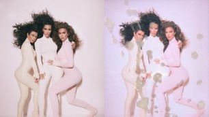 Kim, Kourtney, & Khloe Kardashian Cum Tribute