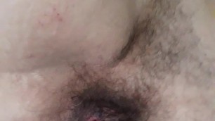 Snevla’s hairy pussy after fuck