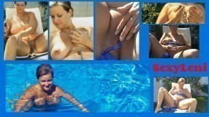 Poolfun with pussyplay in my holiday