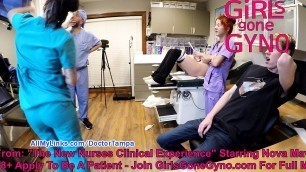 SFW - NonNude BTS From Nova Maverick's The New Nurses Clinical Experience, Post shoot shenanigans, At GirlsGoneGynoCom