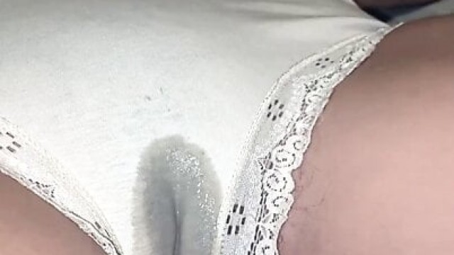 Sleepover with hot Stepmom, her panties WET and DIRTY  becouse she wants me. POV